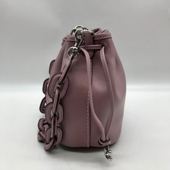 Coach Light Purple Leather Camila Convertible Bucket Bag CJ885 - Picture 4 of 12